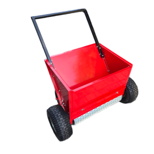 Posypywarka do ziemi SypAtor-700 – stalowa konstrukcja 700 mm widok przód